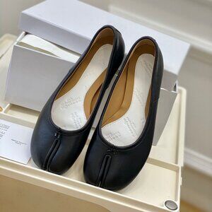 Maison Margiela TABI Ballet Pumps Flats Shoes Black